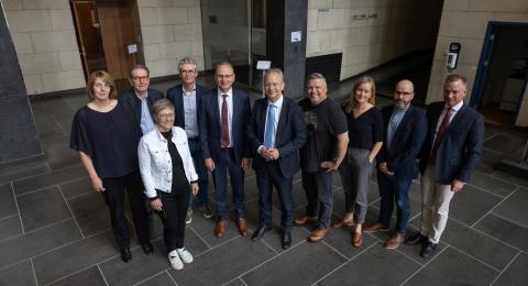 Fulltrúar HÍ, HVS og Landspítala